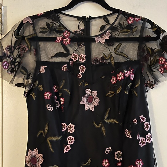 Anthropologie Shoshanna Embroidered Lace Midi Dress - Picture 6 of 8